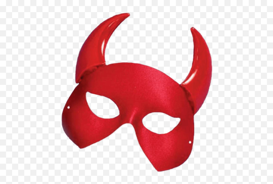 Devil Horn Mask Transparent Png Clipart - Devil Mask Emoji,Metal Horns Emoji