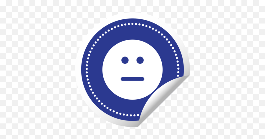 Free Emoji Emoticon Pegatina Neutral Png With Transparent - Round Tag Png,Neutral Emoji