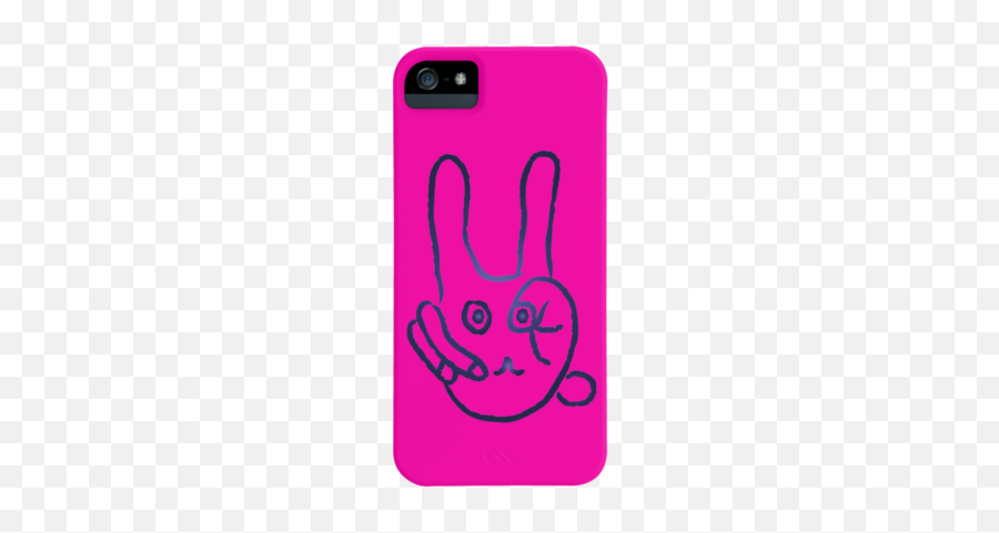 Best Pink Rabbit Phone Cases Design By Humans Page 1 - Smartphone Emoji,Rabbit Emoticon