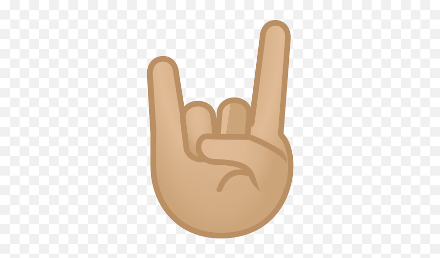 Horns Emoji With Medium - Emoji,Two Finger Emoji