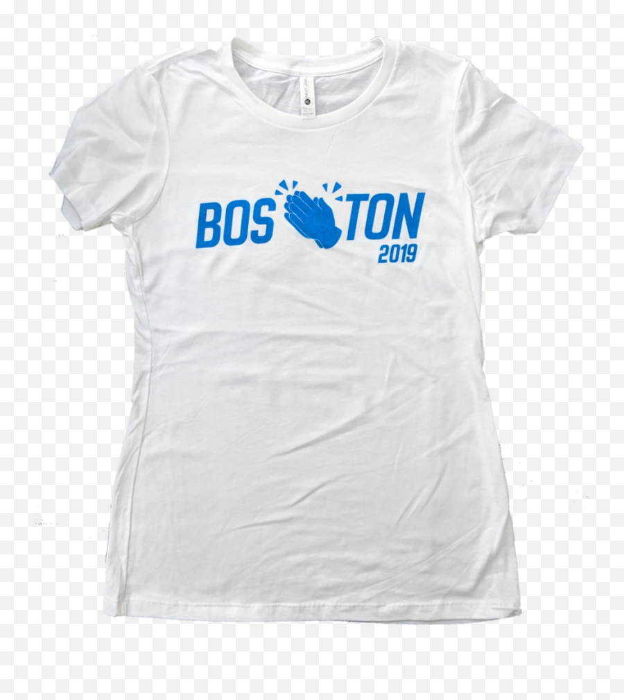 Womens Boston 2019 Emoji Tee - Active Shirt,Boston Emoji