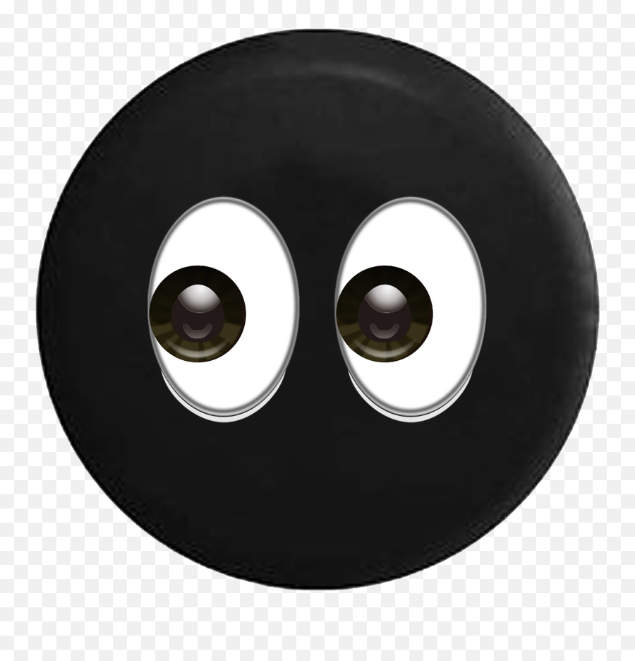 Text Emoji Eyes Eyeballs Jeep Camper Spare Tire Cover Custom Size,Eyeballs Emoji