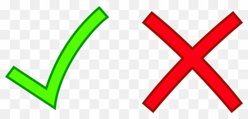 Check Mark Transparent - And X Emoji
