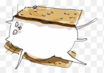 Marshmallow Marshmallows Smore Smores - Cartoon Cat Emoji