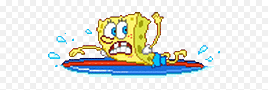 Spongebob Squarepants Emoticons Sticker - Spongebob 8 Bit Gif Emoji,Spongebob Emoticons