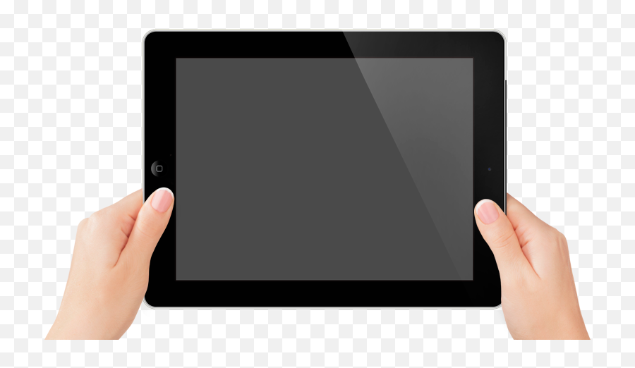 Tablet In Hands Png Image - Hands Holding Tablet Png Emoji,How To Make Emoticons With Keyboard