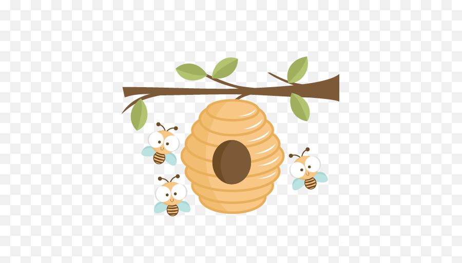 Cute Beehive Clipart Kid 2 - Beehive Clipart Transparent Background Emoji,Beehive Emoji