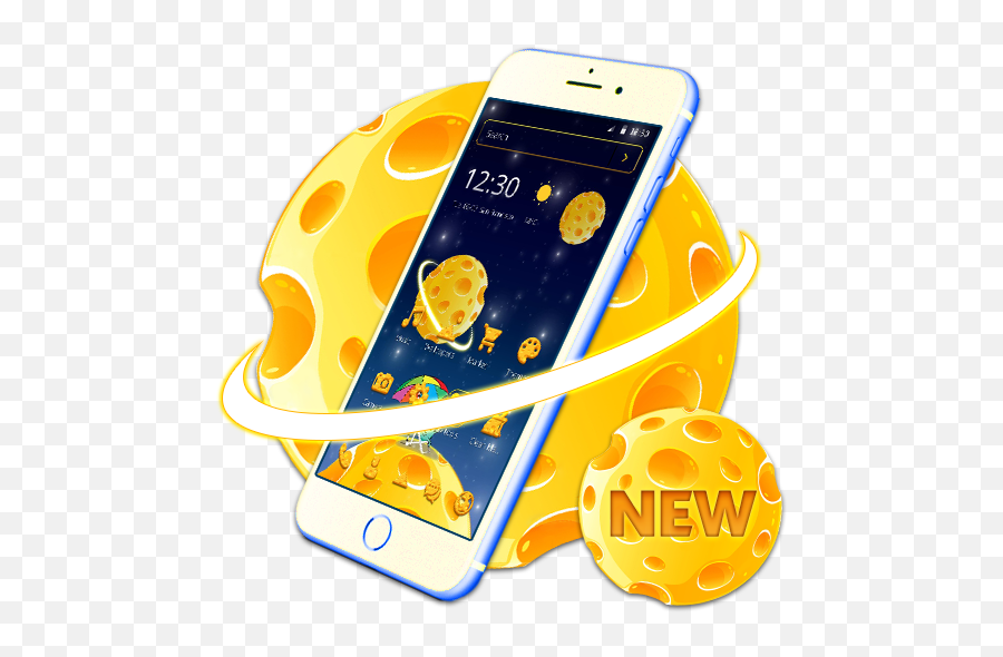 Cheesy Galaxy Theme - Mobile Phone Emoji,Cheesy Emoji