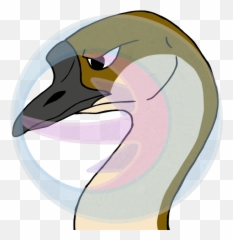 Emoji Uninpressedgoose - Clip Art,Goose Emoji