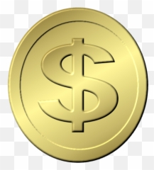 Free Gold Coins Picture Download - Blank Background Emoji