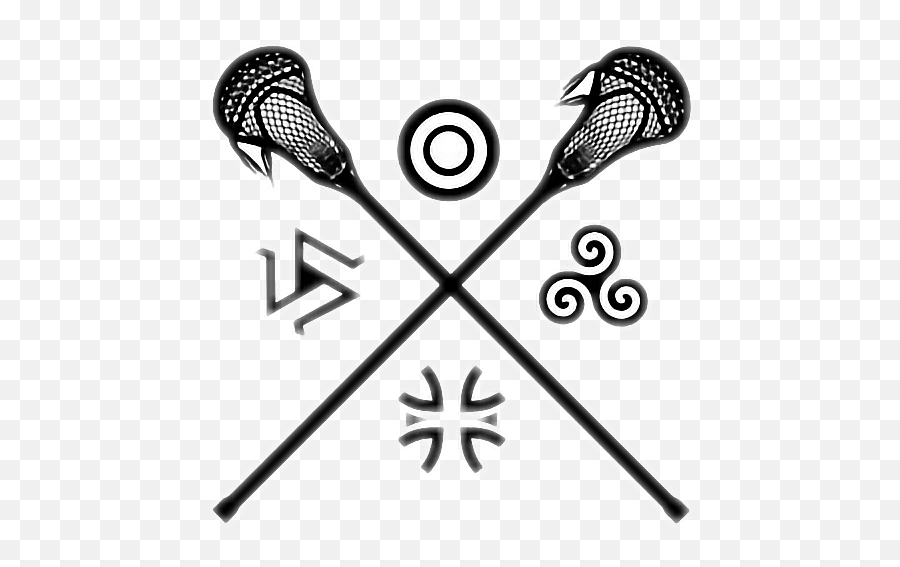 Teenwolf Lacrosse Simbolo - Cartoon Lacrosse Stick Png Emoji,Lacrosse Emoji