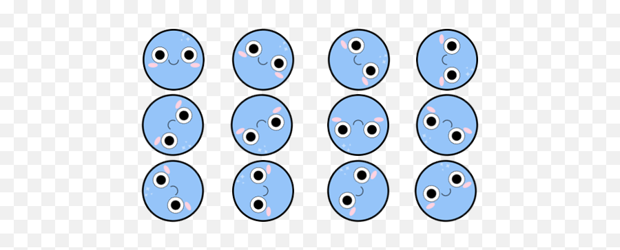 Blueballcharacter1 - Smiley Emoji,Ball Emoticon