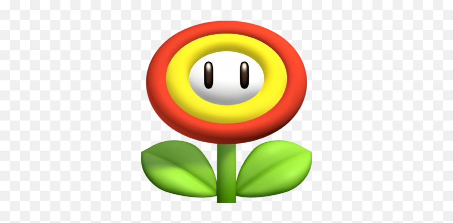 New Super Mario Bros - Fire Flower Power Up Emoji,Brrr Cold Emoticon