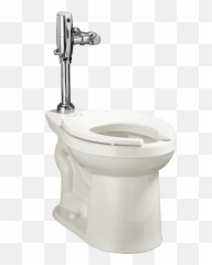 Toilet Plumbing - American Standard Right Height Flushometer Toilet Emoji,Toilet Emoji Png