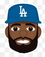 Pedro Baez Strikes Out Nolan - Dodger Emojis