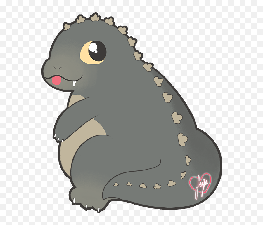 Frejaopen Commissions Frejamastodonart - Mastodonart Godzilla Clip Art Cute Emoji,Godzilla Emoji