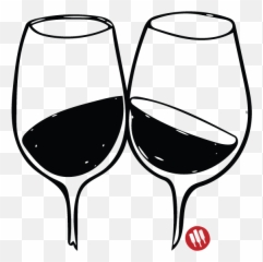 Champagne Clink Transparent Png - Wine Glass Black And White Emoji,Clinking Glasses Emoji