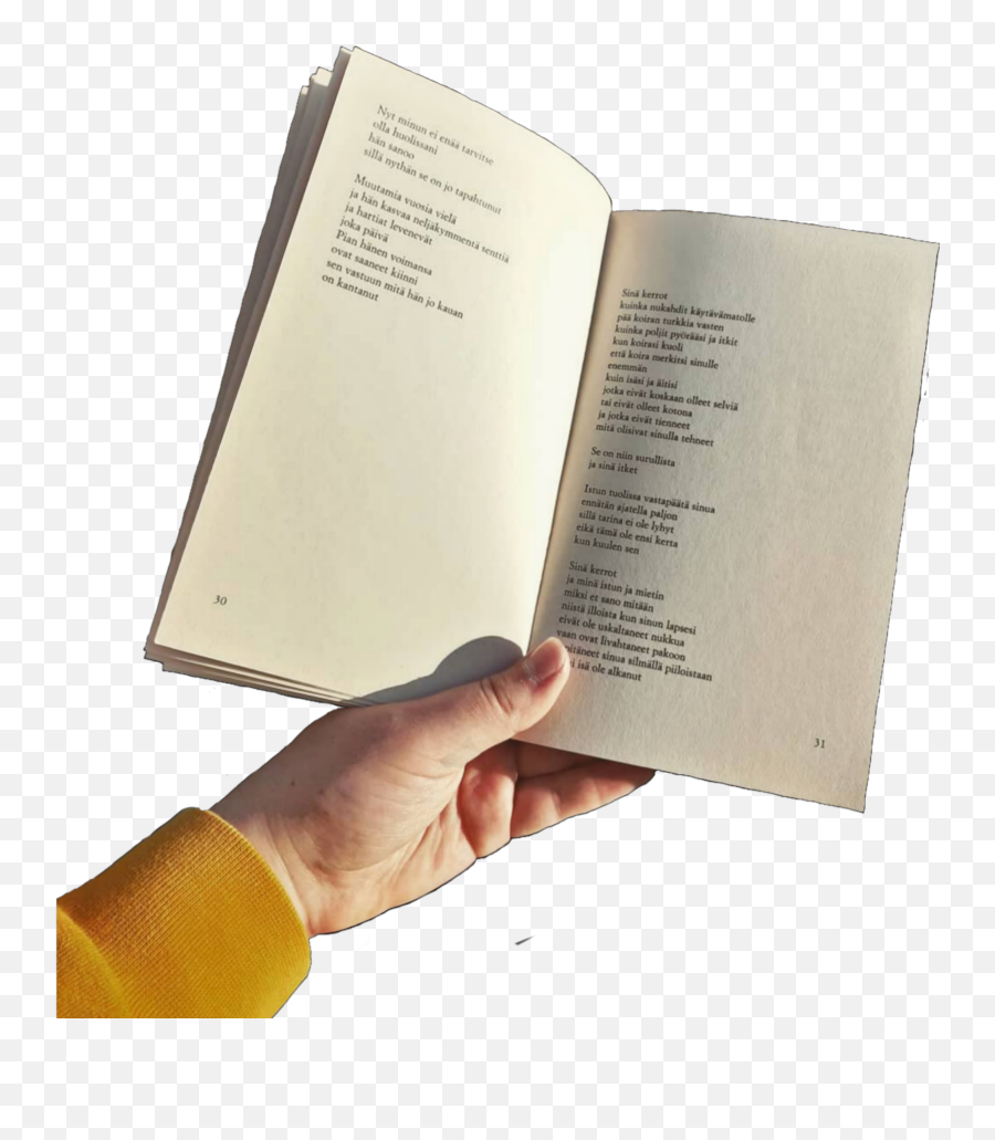 Book Pocket Poetry - Aesthetic Pictures With Books Emoji,Open Hand Emoji
