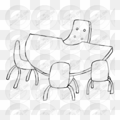 Kidney Table Clipart Black And White - Clip Art Emoji,Kidney Emoji