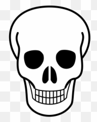 Free Simple Skull Drawings Download Clip Art - Of Emoji