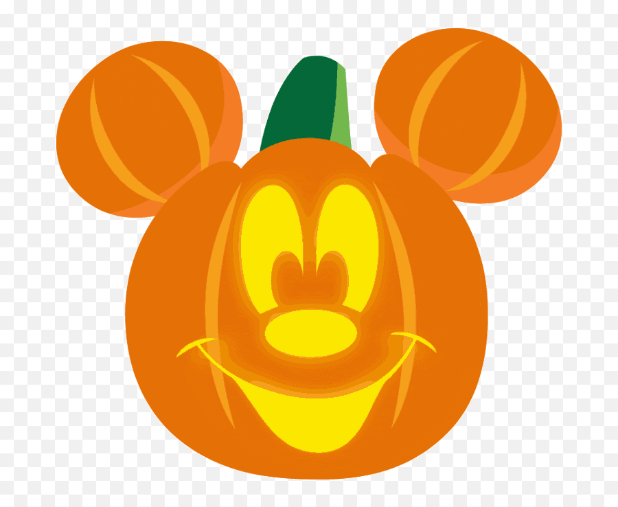 Mickey Pumpkin Clipart - Mickey Mouse Pumpkin Clipart Emoji,Mickey Mouse Emoticon