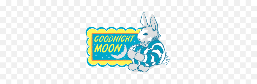 Goodnight Moon Bunny Clipart - Goodnight Moon Clip Art Emoji,Goodnight Emoji Art