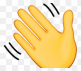 Hand Emoji Clipart Wave - Goodbye