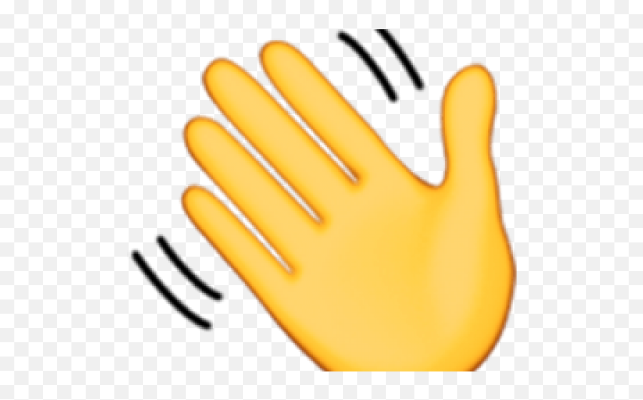 Hand Emoji Clipart Hand Wave - Goodbye Hand Wave Emoji,Ok Hand Emoji
