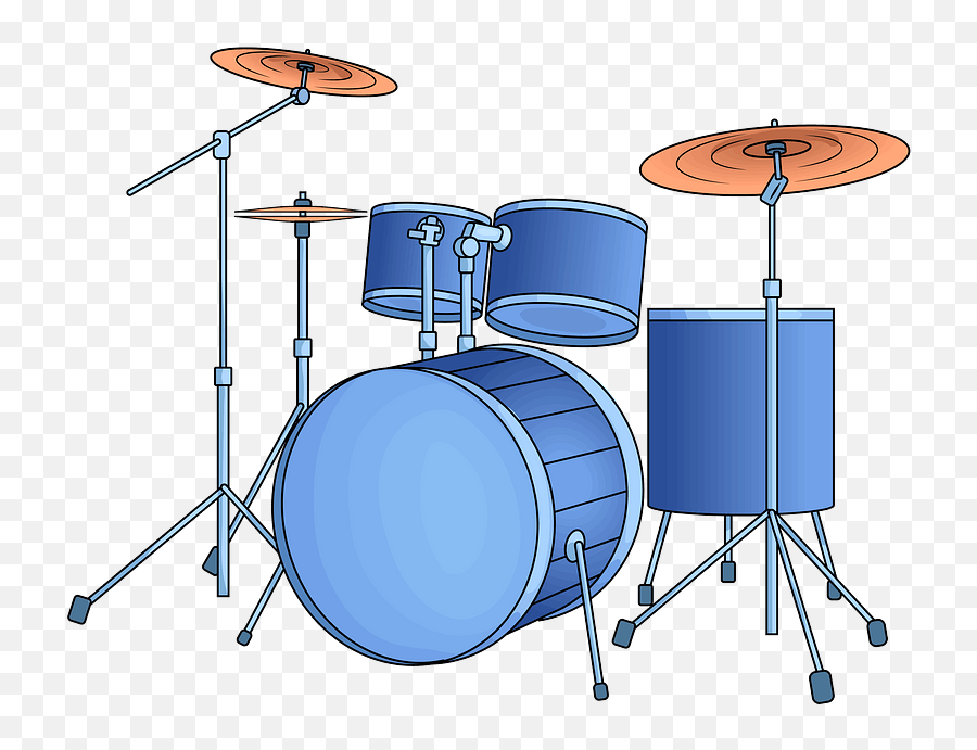 Drum Kit Clipart - Drums Clip Art Emoji,Drum Set Emoji