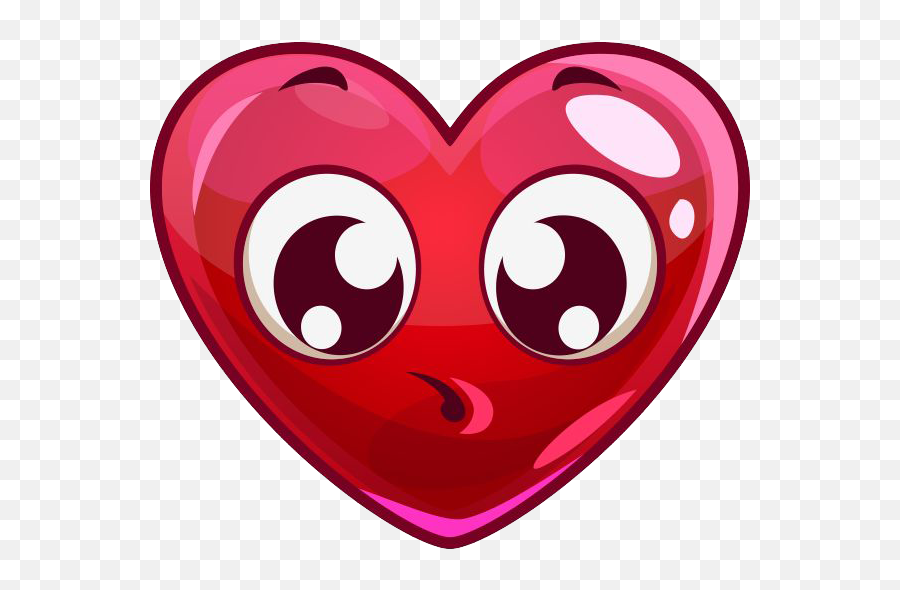 Heart Emoji With Face Hd Png Download - Sad Heart Png,Blue Heart Emoji Pillow
