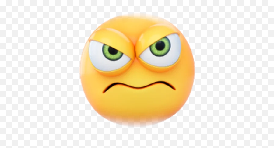 Hd Emoji Stickers For Whatsapp - Grumpy Emoji,Six Eye Ear Nose Emoji
