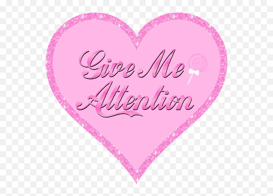 Attention Attentionwhore Sticker By Virtu4l - Heart Emoji,Pink Sparkly Heart Emoji