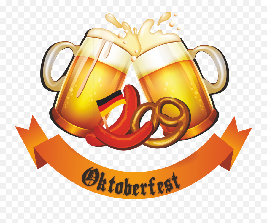Oktoberfest Vector Invitation - Beer Glass Cheers Png Beer Animated Png Emoji,Cheers Emoji
