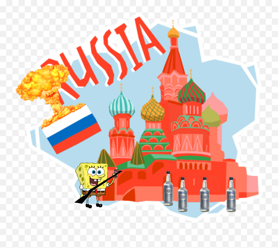 Moscow Vodka Rifle Spongebob Nuke - Fiction Emoji,Nuke Emoji