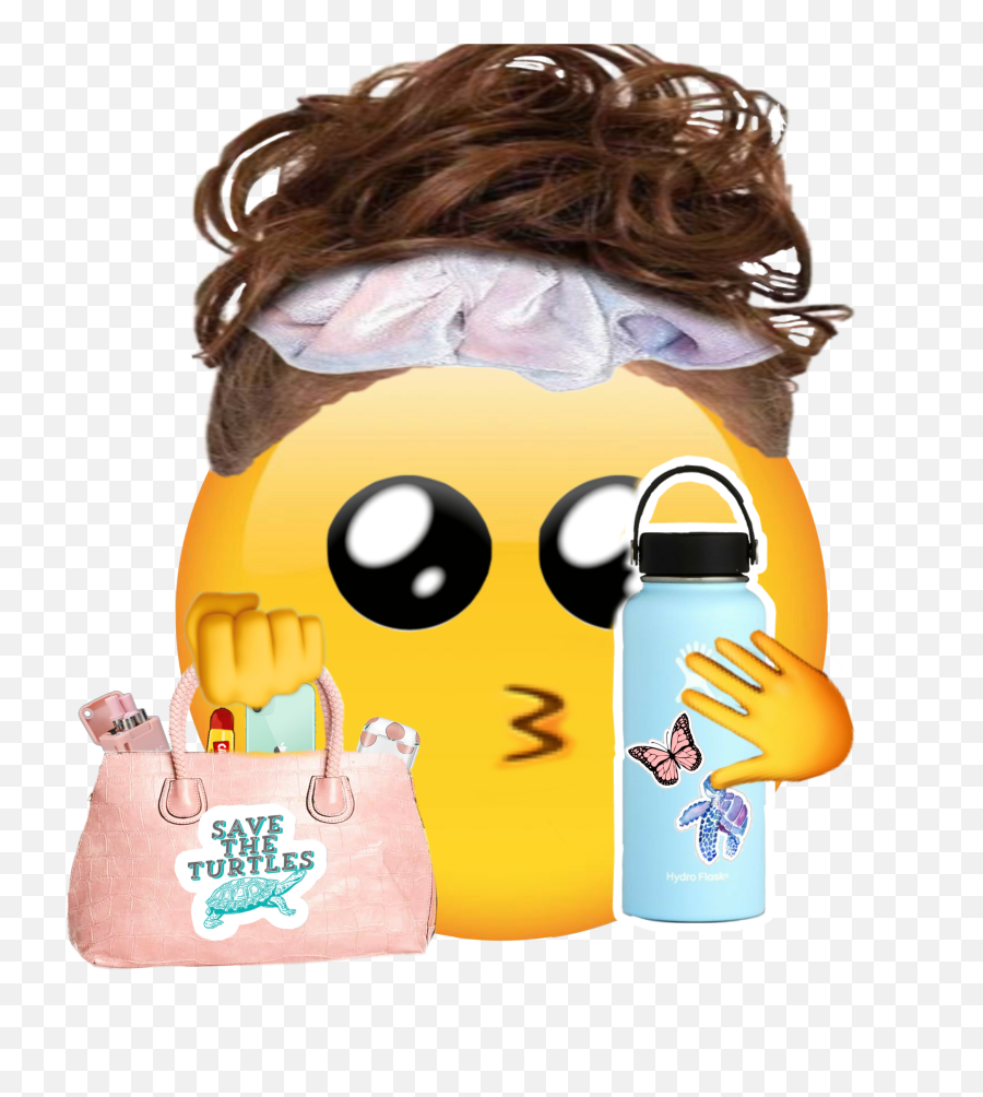 Vsco Vscogirl Hydroflask Emoji Sticker - Hair Design,Flask Emoji