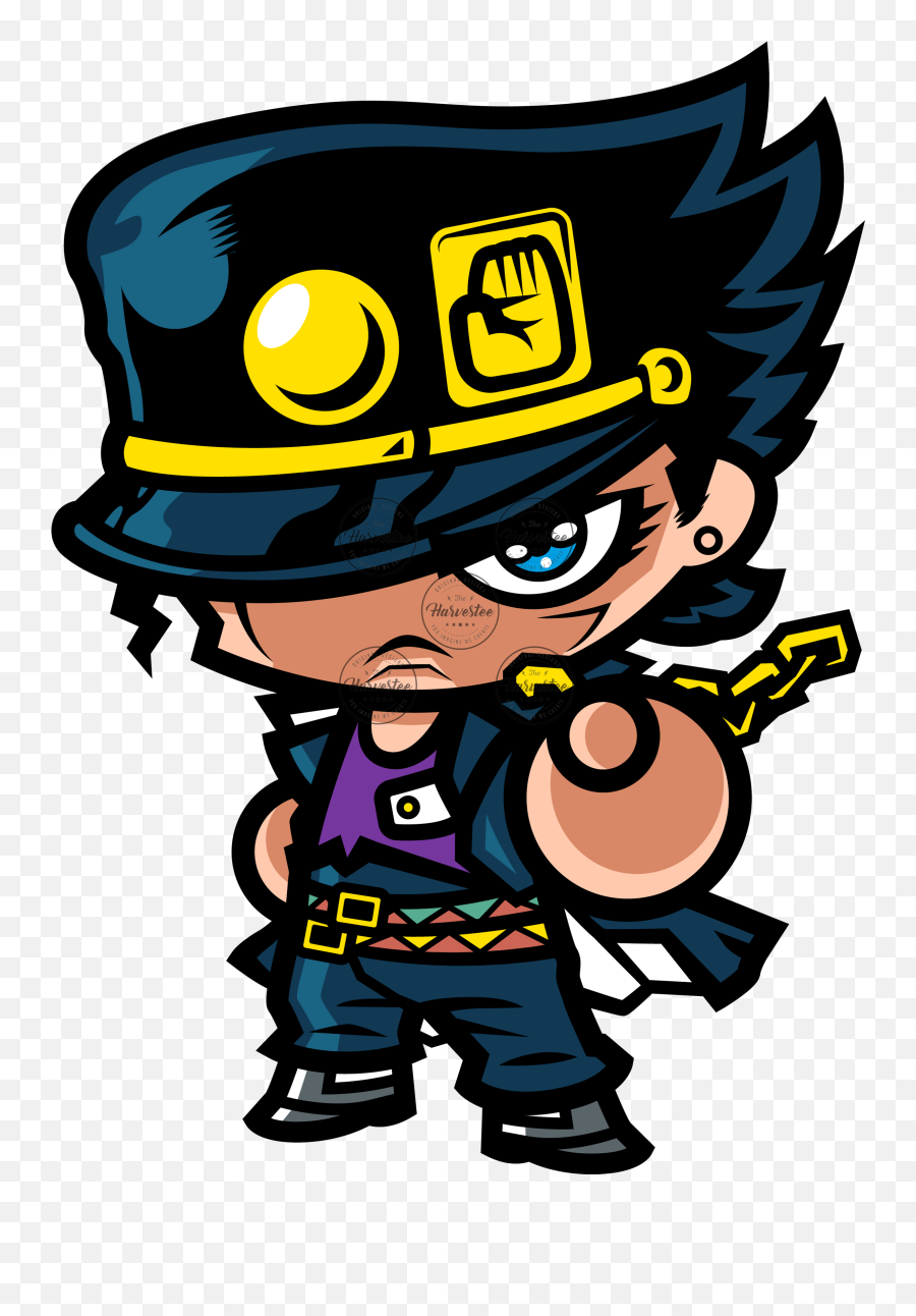 Chibijojo Stardust - Cartoon Clipart Full Size Clipart Fictional Character Emoji,Menacing Emoji