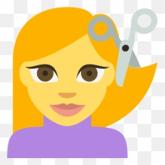 Osoba u kadeníka emoji klipart Zdarma ke stažení - Hair Care Emoji
