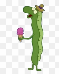 Spongebob Eel With Ice Cream Clipart - Cone Emoji