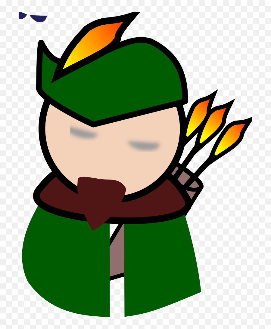 Robin Hood Avatar Png Svg Clip Art For Web - Download Clip Robin Hood De Las Pauestas Emoji,Man Moon Fox Emoji