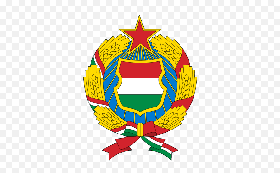 Hungary Communist Seal 2nd 1957 - Hungary Flag During Cold War Emoji,Emoji Band Names