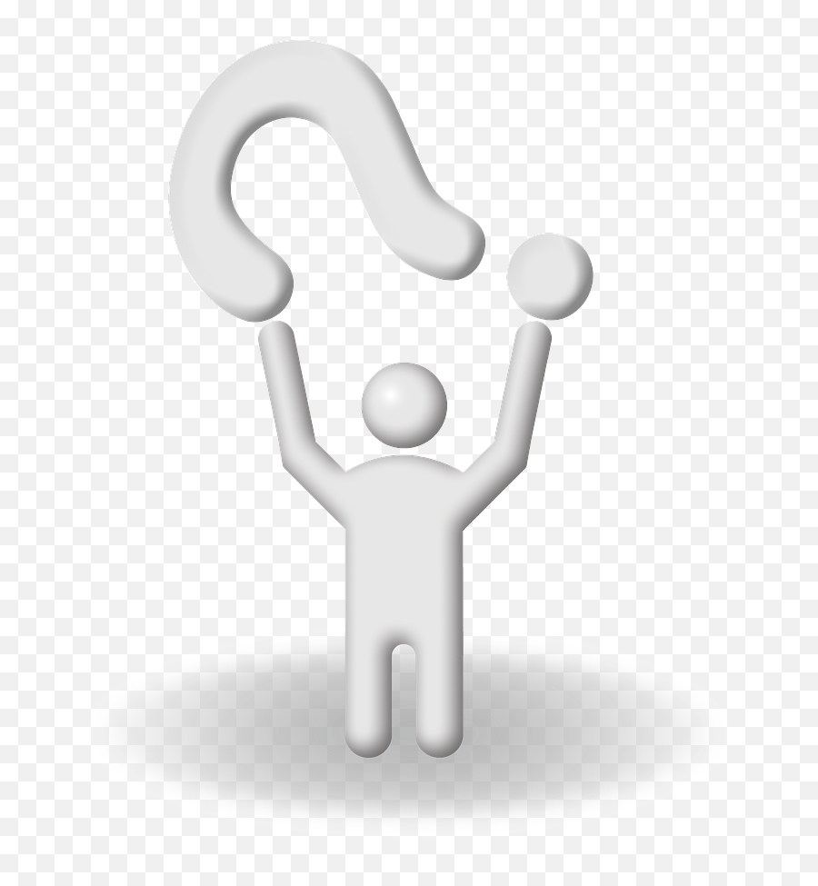Doubt Lift Mark Issue Hold - Illustration Emoji,Question Mark Emoji Apple