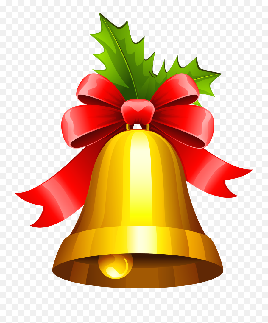 Christmas Bell Png Transparent Images - Christmas Bell Clipart Emoji,Bell Emoji Png