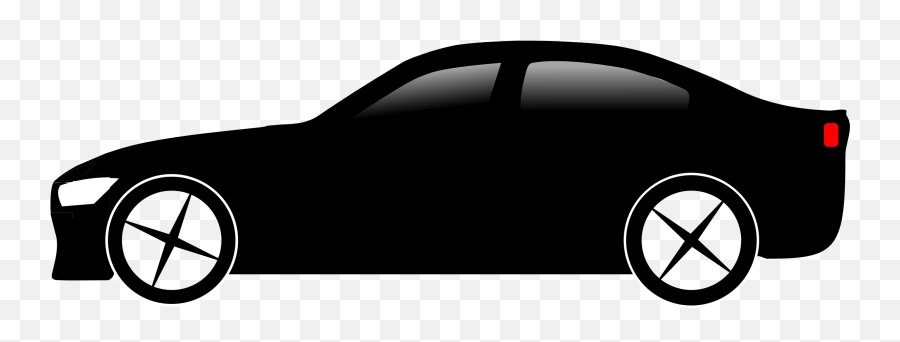 Black Car Vector Image - Black Car Clipart Png Emoji,Car Emoji