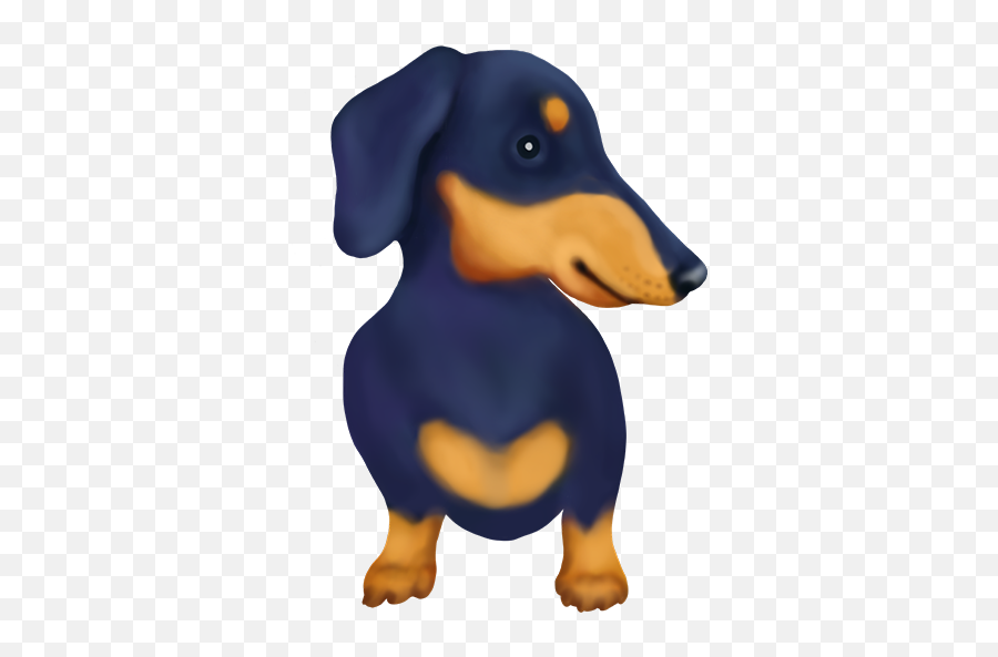Dachshund Emoji - Dachshund Emoji Transparent,Wiener Dog Emoji