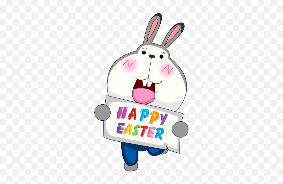 Happy Easter - Cartoon Emoji,Happy Easter Emoticons