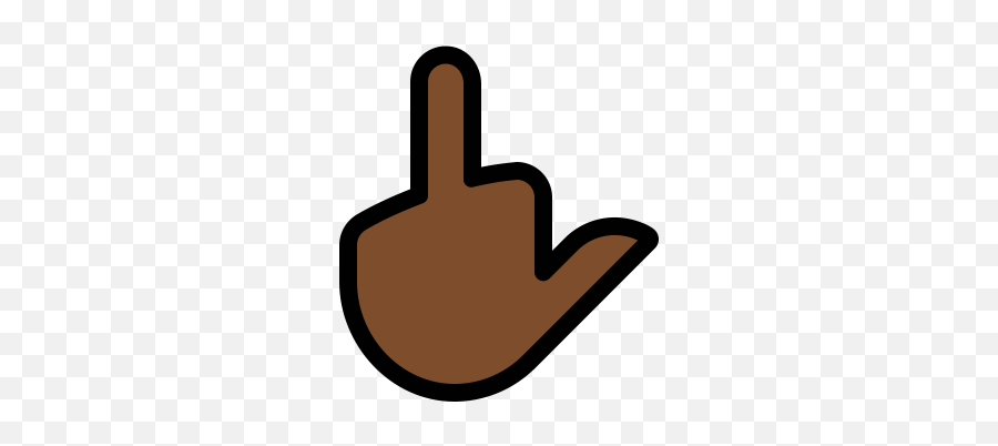 Middle Finger Icon Text At Getdrawings - Illustration Emoji,Hand Emoticons Meaning