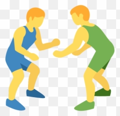 Wrestling Emoji Meaning With Pictures - Lucha