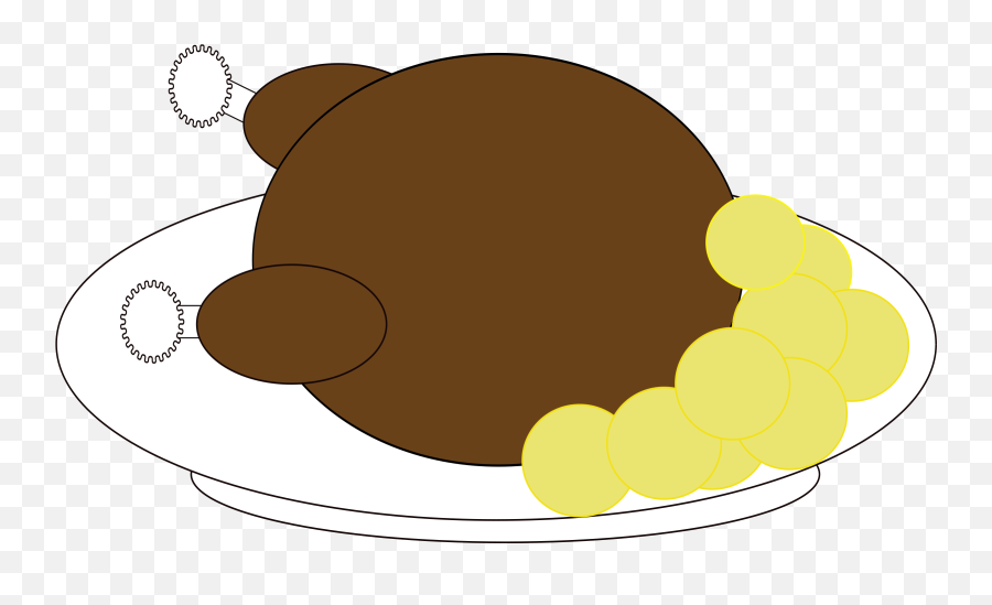 Potatoes Vector Clipart Image - Chicken And Potatoes Clipart Emoji,Dog Lightning Emoji