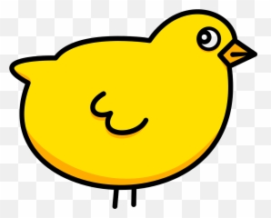 Chick Chicken Bird Birdie Yellow - Cartoon Baby Emoji
