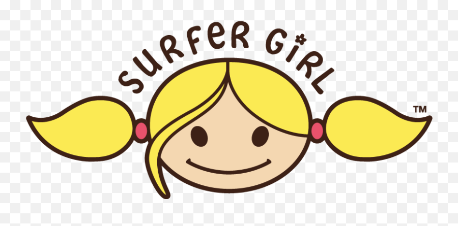 Pin - Surfer Girl Logo Vector Emoji,Surfing Emoticon